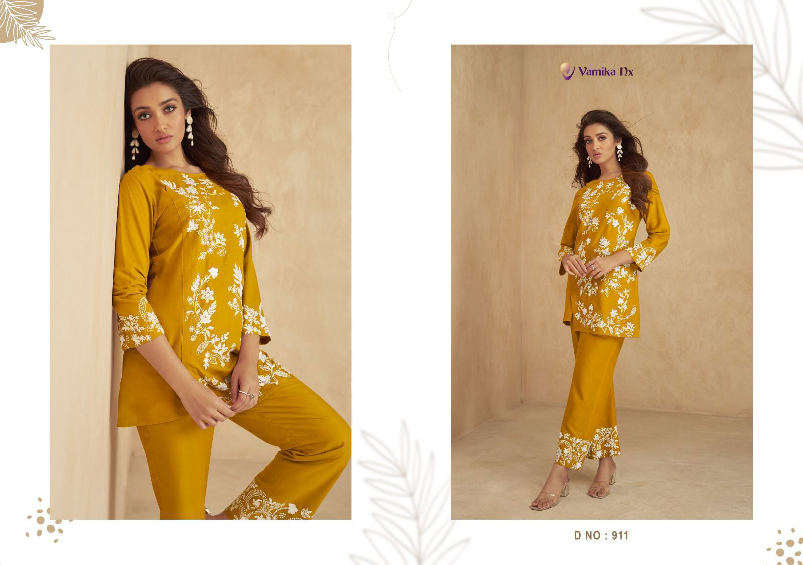 Vintage Vol 2 By Vamika Western Ladies Top With Pant Catalog